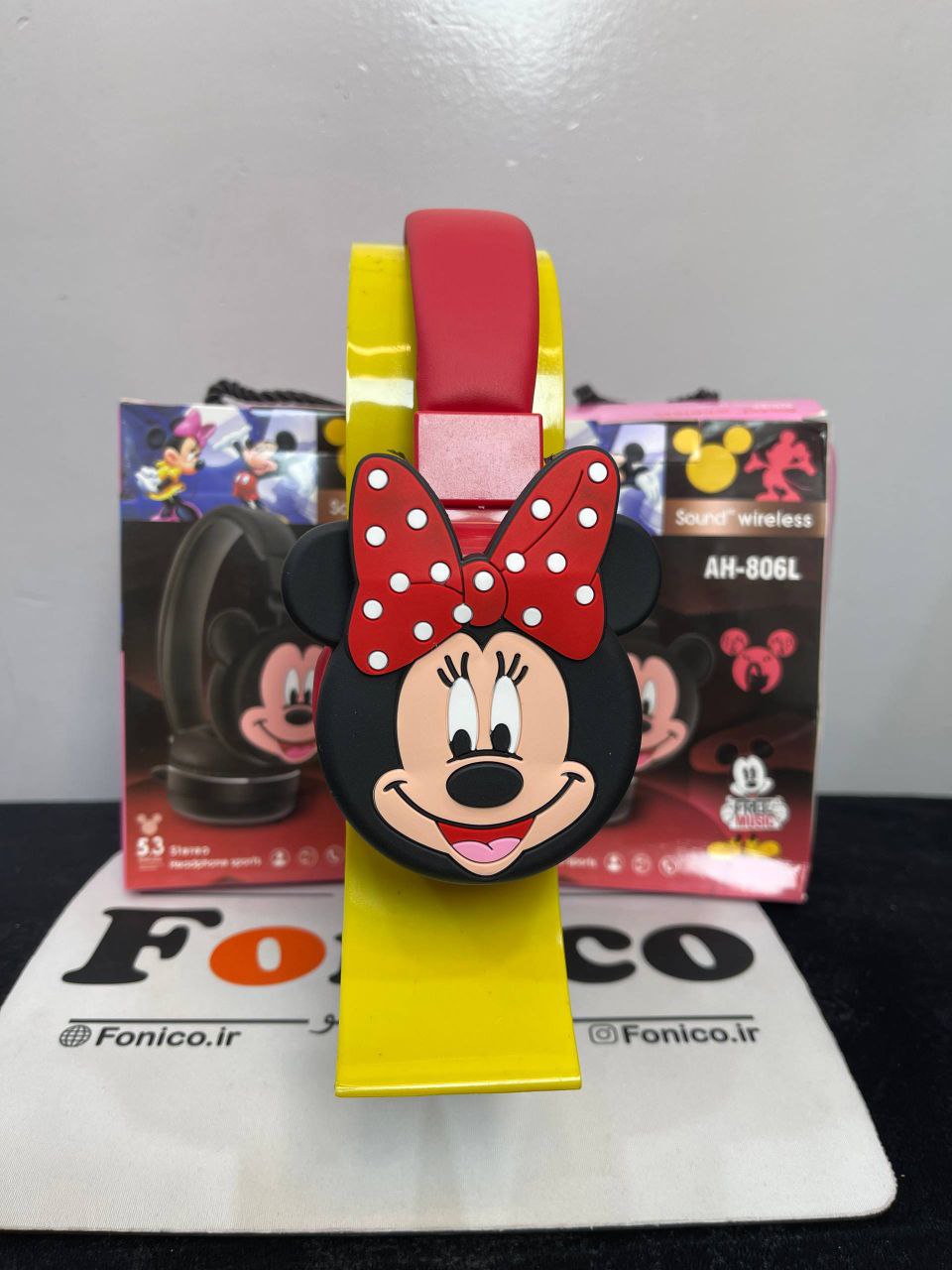 هدفون بی سیم میکی ماوس مدل AH806L